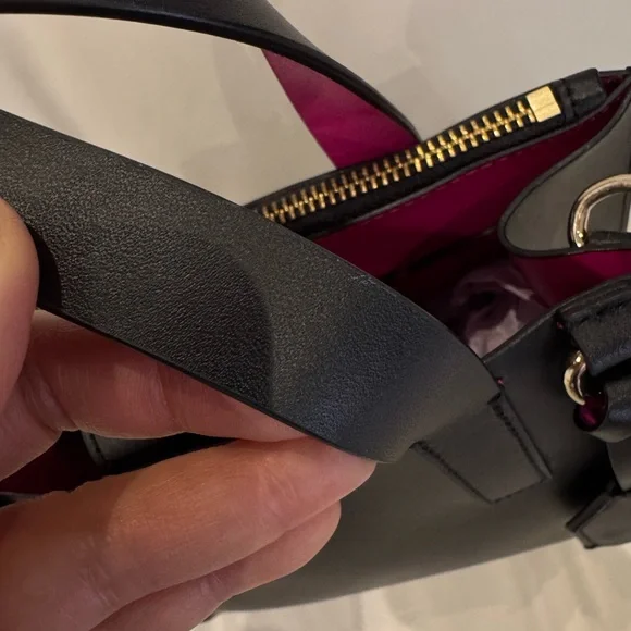 Kate Spade- Black tote bag with a strap - Picture 12 of 14